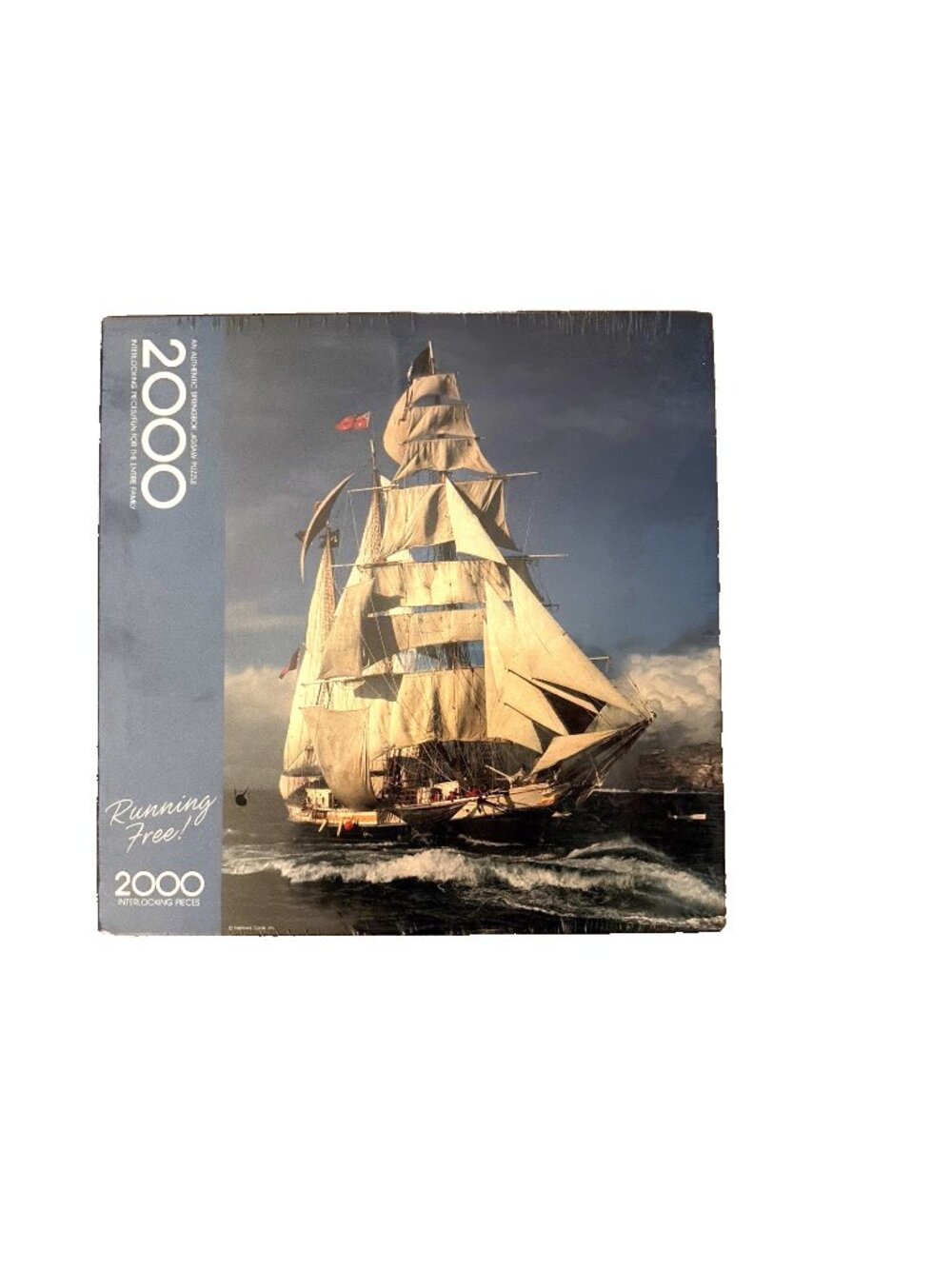 Sail Boat Nautical Running Free 2000 Piece Puzzle 34" x 42" Springbok Jigsaw NIB